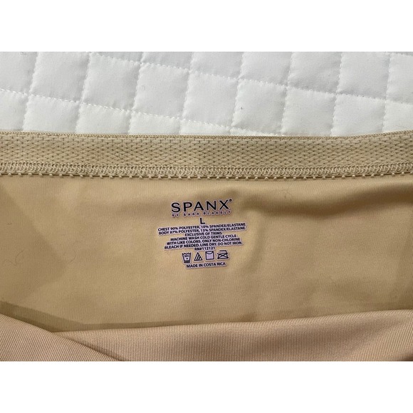 Spanx by Sara Blakely Beige Smoothing Slip Dress Womens L / Large - Picture 5 of 5